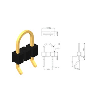 Conector de pines de alta resistencia de 2.54 mm para sistemas de vehículos eléctricos - Product Image 4