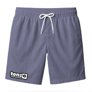 กางเกงขาสั้นลำลองผู้ชาย ผ้าโพลีเอสเตอร์ 100% ระบายอากาศ แห้งเร็ว เหมาะสำหรับออกกำลังกาย ชายหาด เอวสูง รับผลิตแบรนด์ส่วนตัว - Product Image 4