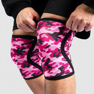 Weightlifting Camouflage <b>Knee</b> Sleeve Heavy Duty Gym Trainer <b>Knee</b> Support Power-lifting Workout Fitness Wear <b>Knee</b> Sleeves - Product Image 1