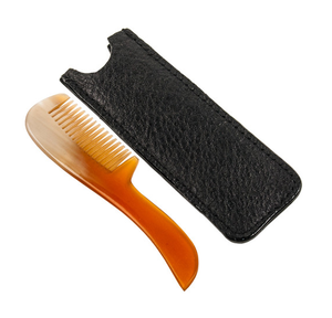 Peigne en corne de buffle artisanal naturel, produits de soins personnels, meilleur cadeau - Product Image 2