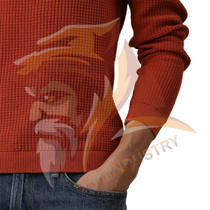 High Quality Fashionable Spring Clothing Men's <b>Pullover</b> <b>Sweater</b> Knitted Polyester/Cotton Anti-Pilling <b>Sweaters</b> - Product Image 4