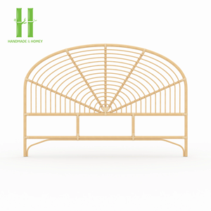 Lit mural en rotin écologique et luxueux, mobilier de chambre à coucher, tête de lit naturelle, taille personnalisable, tête de lit en forme de fleur, rotin 2026 - Product Image 6