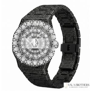 นาฬิกา Audemars Piguet รุ่นหรูหรา ตัวเรือนโลหะผสม ประดับเพชรโมอิสซาไนต์ ควอตซ์ คริสตัลแซฟไฟร์ สไตล์สปอร์ต สำหรับผู้ชายและผู้หญิง ดีไซน์แบบฮิปฮอป แอนทีค ลายการ์ตูน - Product Image 3