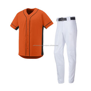 Durable Unisex Baseball Uniform Custom Jersey And Pants Quick Dry Team Sportswear Supplier - Product Image 1