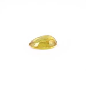 Natural Yellow Sapphire 4.05 Carat Certified Wholesale Pear Cut Gemstone - Product Image 3