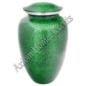 Sofisticada urna de cremación de aluminio con diseño artístico único Recuerdo conmemorativo de Axiom Home Accents - Product Image 2