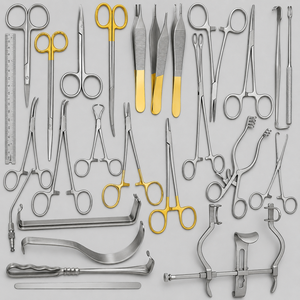 Set de Laparotomía Infantil de Acero Inoxidable de Calidad Premium, Instrumentos Quirúrgicos Abdominales, Kit Completo, Aprobado por ISO y CE - Product Image 1