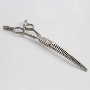 กรรไกรตัดแต่งขนสัตว์คุณภาพพรีเมียม แบบโค้ง กรรไกรซอยขนสัตว์ - Product Image 3