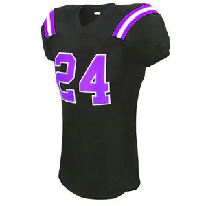 Maillots de football américain personnalisés en gros – Chemises respirantes en maille cousue, uniformes de sublimation pour matchs et entraînements - Product Image 1