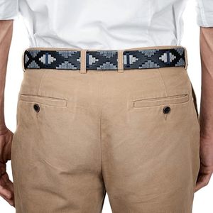 Cinturón de cuero genuino de alta resistencia con hebilla de latón para mujeres y hombres, cinturón estilo polo hecho a mano, cinturón argentino de polo. - Product Image 4