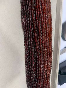 AAA Quality Premium Natural Red Garnet Smooth Oval <b>Beads</b> 6*8mm 16 inches Strands Natural Gemstone For Jewelry Making - Product Image 1