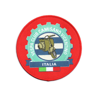 Écussons en tissu tissé durables et légers avec logo pour vêtements et usage promotionnel
