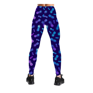 Leggings de Yoga de Cintura Alta hasta el Tobillo con Spandex/Nylon, Elásticos en Cuatro Direcciones, Cintura Elástica, Secado Rápido, Bolsillos Sin Costuras - Product Image 3