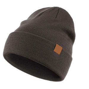 Gorro de Invierno Clásico para Hombre y Mujer, de Poliéster/Algodón, Grueso y Cálido, con Logotipo Bordado Personalizado, Tejido de Punto, para la Playa - Product Image 2