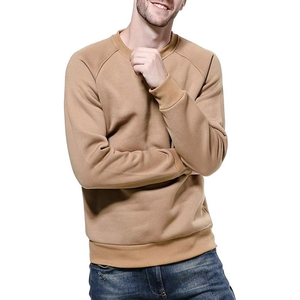 Fully Customized <b>Men's</b> Spring Eco-Friendly Fleece Sweatshirt-Cotton Blended Lightweight Breathable Quick Dry Digital Solid - Product Image 1