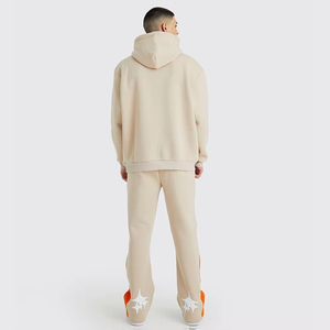 Chándal Deportivo de Invierno para Hombre, Diseño Floral, Ajustado, Personalizado, con Capucha, Transpirable, de Dos Piezas - Product Image 2