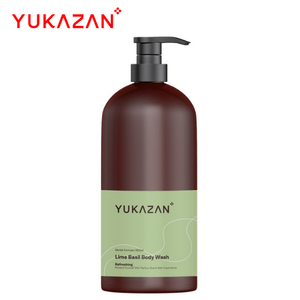 Gel Douche Malaisie Yukazan Citron Vert & Basilic 850ml Qualité Premium B2B Fraîcheur Enfants & Adultes Grand Flacon Pompe Lot - Product Image 1