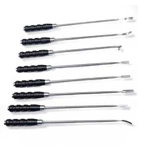 Juego de 8 instrumentos quirúrgicos ortopédicos de acero inoxidable para cirugía de cadera con retractor de cemento - Product Image 2