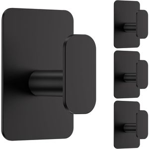Ganci da Parete in Acciaio Inox Resistenti, Appendiabiti Autoadesivo con Capacità Massima di 12 kg, Ganci Adesivi per Appendere Asciugamani e Cappotti - Product Image 4