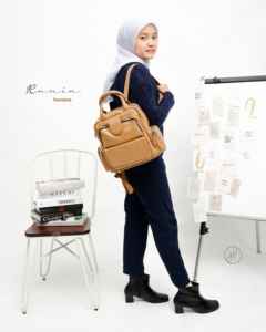 Nueva Mochila de Cuero Suave Retro Simple para Mujer, Informal, de Gran Capacidad, con Múltiples Compartimentos, Bolso de Hombro Doble - Product Image 2