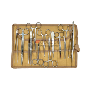 Ciseaux micros professionnels de style Vannas avec action à ressort et pointes courbes ou droites délicates, essentiels pour la dissection fine - Product Image 3