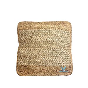 Best Choice Seagrass <b>Woven</b> Ottoman Floor Cushion Eco Friendly Home Decoration Custom Design Supplier - Product Image 4