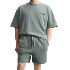 High Street Print Trendy 100%Cotton <b>Men's</b> 2 Piece <b>Shorts</b> <b>and</b> <b>t</b> <b>Shirt</b> Set Casual Light Weight <b>Shorts</b> Quick Dry <b>Men</b> Beach <b>Shorts</b> - Product Image 1