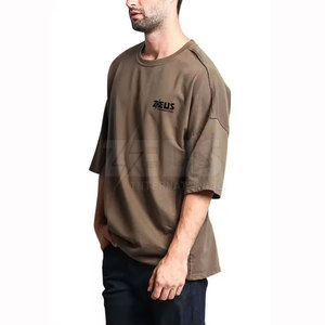 Camiseta Oversize para Hombre de Bajo MOQ, Diseñada para un Uso Diario Cómodo y con Flexibilidad de Moda - Product Image 2