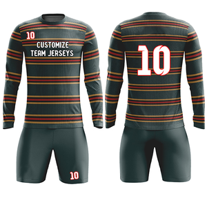 เสื้อเจอร์ซี่กางเกงขาสั้นสำหรับเด็กเสื้อซ้อมฟุตบอลสำหรับทุกเพศดีไซน์แบบซับลิเมชันหลายสี - Product Image 1