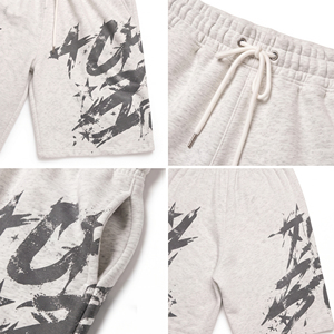 Women Printed Bagyy Sweat <b>Shorts</b> Drawstring Waist Winter Wear Fleece <b>Shorts</b> <b>Ladies</b> Casual <b>Long</b> Sweat <b>Shorts</b> With Side Pockets - Product Image 6