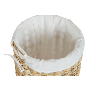 Juego de 3 cestas de jacinto de agua para ropa sucia, cestas tejidas para almacenamiento en el dormitorio, cesto para ropa de bebé y niños, de Vietnam - Product Image 3