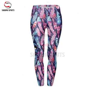 Seamless Yoga Leggings Wholesale High-Waisted Nylon Spandex Curved Stripe Leggings Moisture-Wicking Gym <b>Tights</b> OEM Custom Logo - Product Image 4