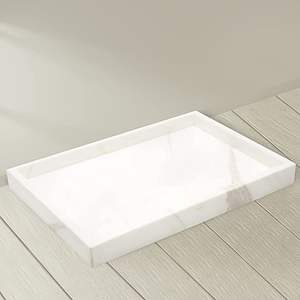 Bandeja de Mármol de Diseño Moderno con Base Resistente para Servicio de Catering en Restaurantes y Presentación de Eventos Exclusivos - Product Image 4