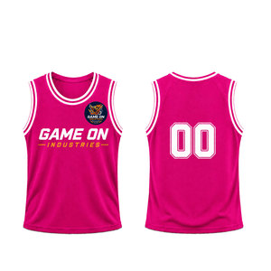 Camisetas de Baloncesto para Entrenamiento, Personalizadas por Sublimación, Deportivas, Transpirables, de Malla, Uniformes Deportivos para Equipos, Casuales, Antibacterianas - Product Image 1