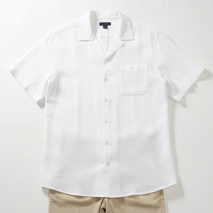 เสื้อเชิ้ตฤดูร้อนลำลองสำหรับผู้ชาย ปกคอพับ ทรงหลวม ผ้าระบายอากาศดี ขายส่ง สไตล์ทันสมัย - Product Image 3