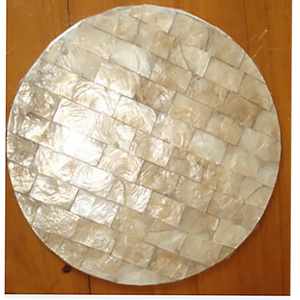 Mosaico de conchas, artículos de vidrio y mosaico decorativo para mesa, tamaño 30 cm - Product Image 2