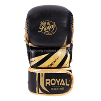 Gants de boxe officiels en cuir PU avec logo personnalisé pour Muay Thai, MMA, UFC