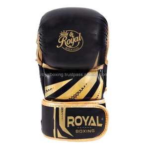 Gants de boxe officiels en cuir PU avec logo personnalisé pour Muay Thai, MMA, UFC - Product Image 4