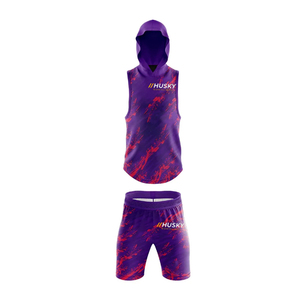 7v7 Custom Breathable <b>Compression</b> Flag Football Uniform for Adult Sleeveless Stitched Print 100% Polyester Quick Dry Elastic - Product Image 2