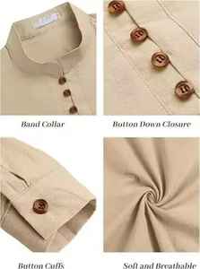 Jubba musulmane pour hommes, Thobe arabe, Jubba moderne pour hommes, Abaya pour hommes égyptiens, vêtements islamiques - Product Image 5