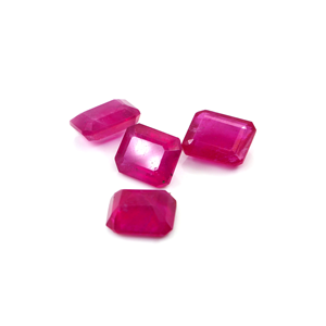 Rubis naturels de Bangkok, octogones calibrés 10x12mm, pierres précieuses de rubis naturelles facettées pour la fabrication de bijoux, prêtes à l'emploi - Product Image 5