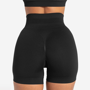 Diseña tus propios pantalones cortos deportivos de verano para mujer, casuales, personalizados, lisos, transpirables, de secado rápido y cintura media, para correr y hacer ejercicio. - Product Image 6