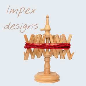 Enrollador de hilo gigante Beechwood |   Swift de madera de haya hecho a mano |   Combo de Devanador y Enrollador de Hilo de Madera de Haya para Tejer | - Product Image 2