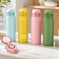 Borracce Sportive Personalizzate Ecologiche a Doppia Parete con Isolamento Sottovuoto, Nuovo Design 600ml in Acciaio Inossidabile