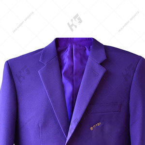 Blazer Morado Estilo Zeta NEIL ALLYN para Negocios y Oficina, Corte Entallado, Casual de Negocios, Un Botón, Venta al Por Mayor - Product Image 5