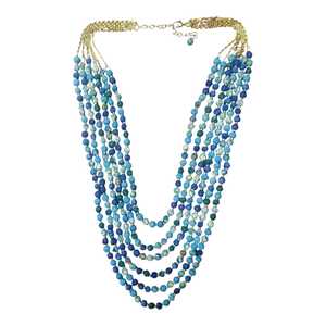 Collier ras du cou africain tribal fait main Barode avec perles colorées en forme de boule, chaîne en corde pour mariage et fête - Product Image 1