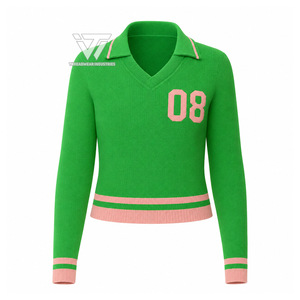 Greek Alpha | Kapa | Alpha Sorority Clothing Ready To Ship Turn Down Crop Sweater College <b>Cardigan</b> - Product Image 1