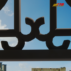 Rampe de balcon moderne en fer forgé, avec un artisanat en fer forgé à la main et un design décoratif extérieur - Product Image 5