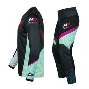 Ensemble de motocross unisexe à manches longues, design personnalisé avec logo, 100 % polyester, dernière collection 2026, maintenant en vente en ligne - Product Image 3