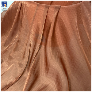 YX1389 Tela <span class=keywords><strong>de</strong></span> Organza Crepé Brillante y Suave <span class=keywords><strong>de</strong></span> Poliéster Marrón Café <span class=keywords><strong>de</strong></span> 50 g/m², la Más Vendida, para Confección <span class=keywords><strong>de</strong></span> Vestidos <span class=keywords><strong>de</strong></span> <span class=keywords><strong>Mujer</strong></span> - Product Image 6